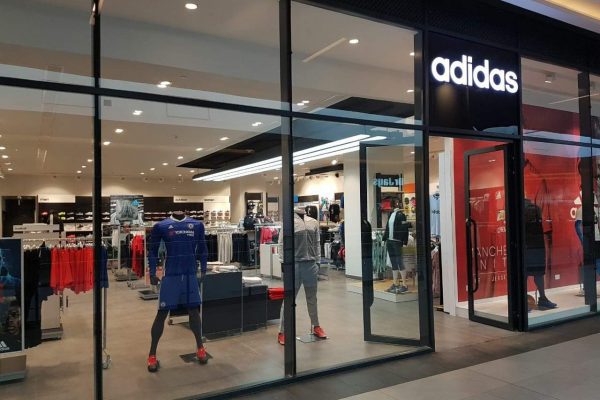 Adidas Shop Front at Two-Rivers Mall